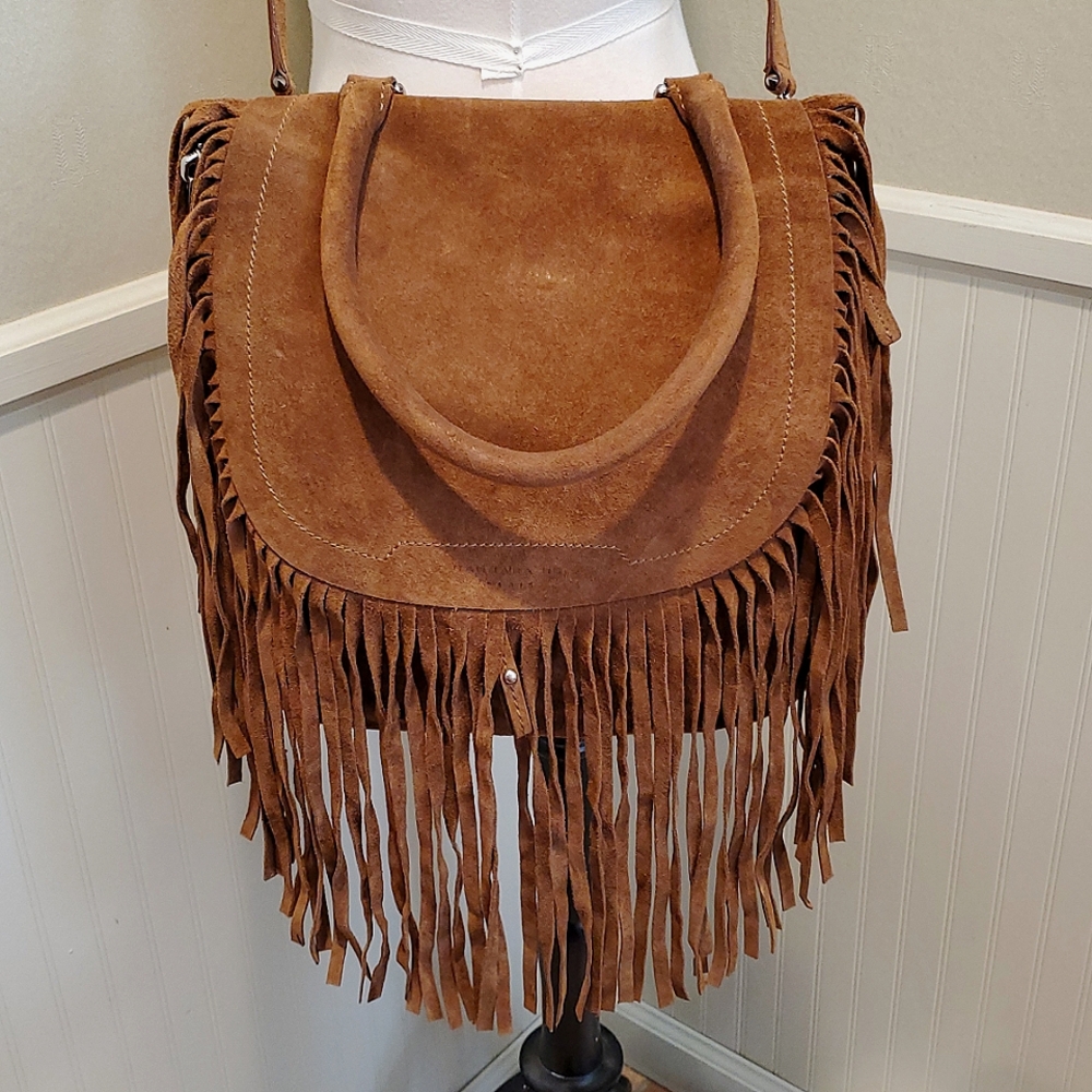 Barbara Bui Suede Fringe Bag